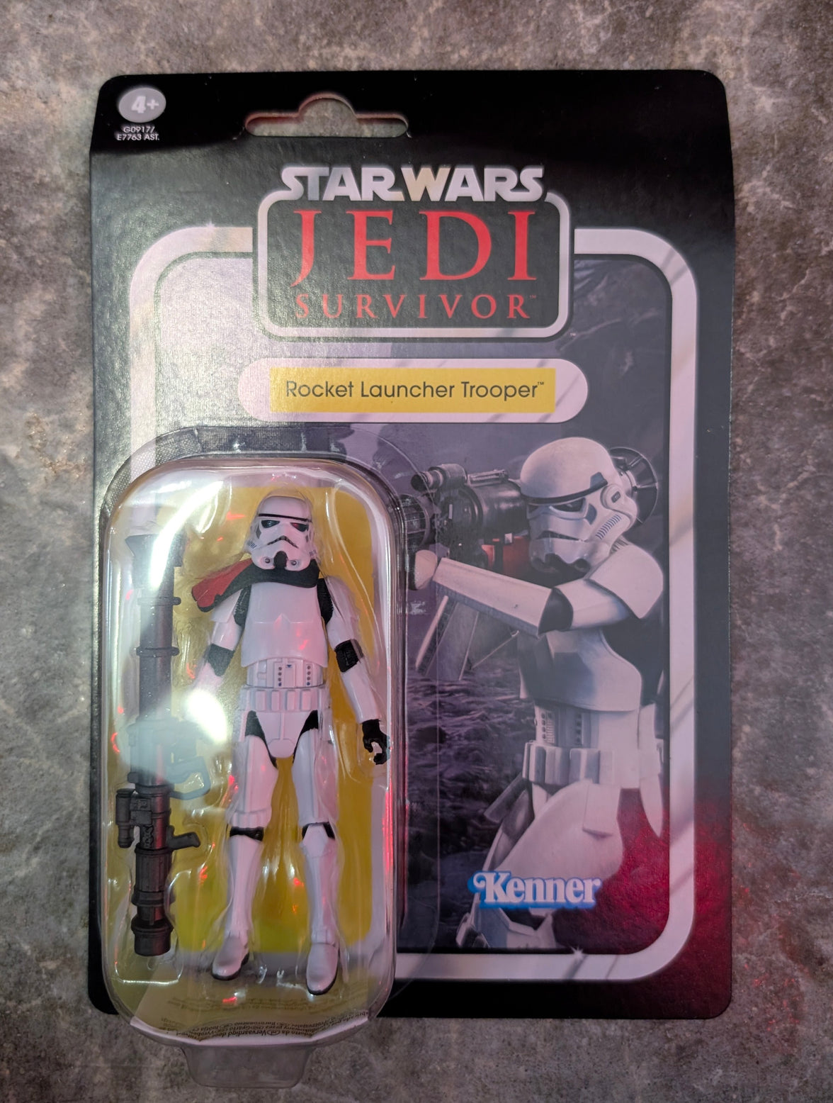 Star Wars The Vintage Collection 3 3/4-in Rocket Stormtrooper Action Figure (VC369)Not Mint by Kenner new in box