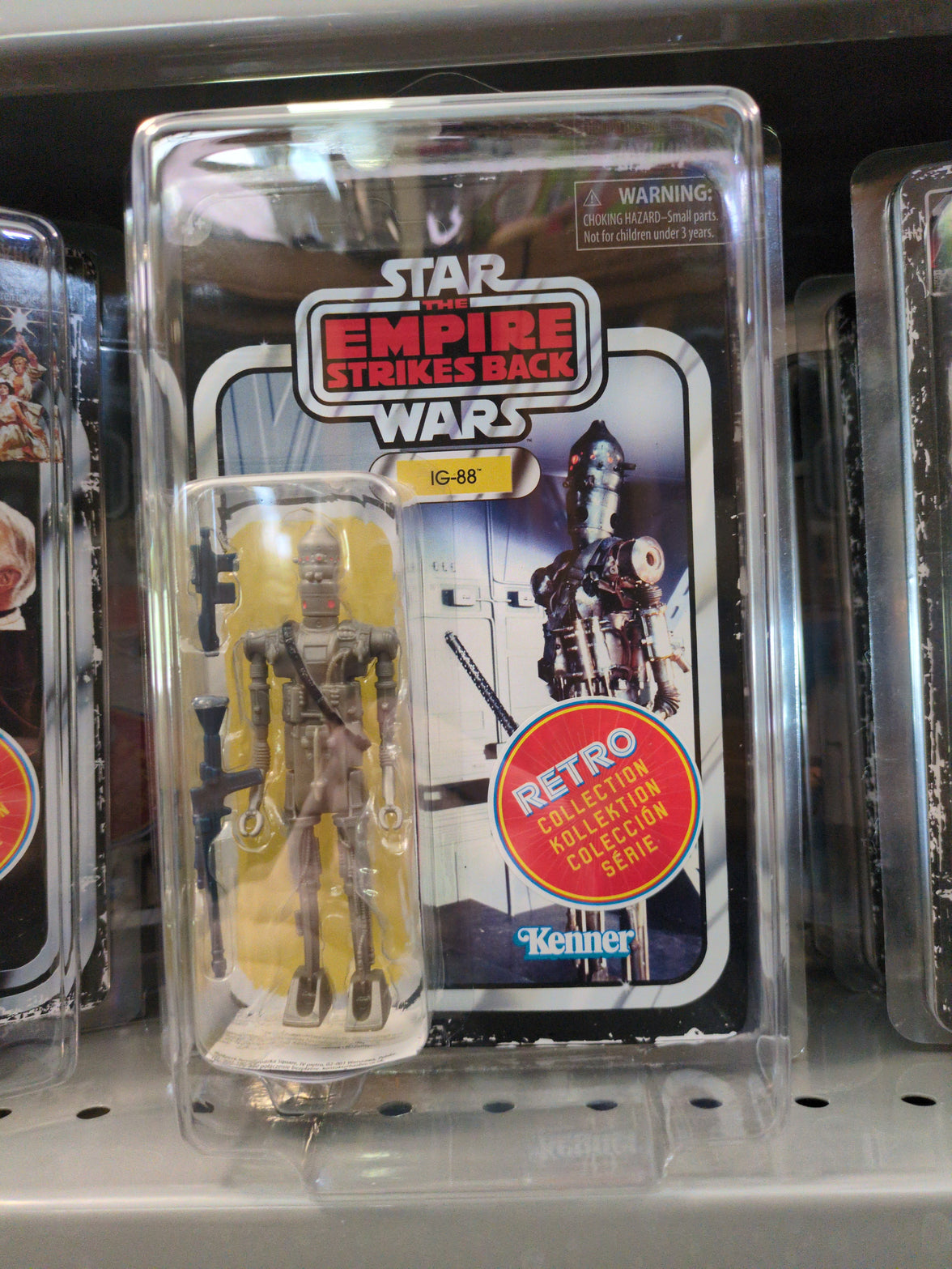 IG-88 Star Wars Retro Collection Action Figure 1:18 Scale ESB by Kenner, new in box vintage collectible toy