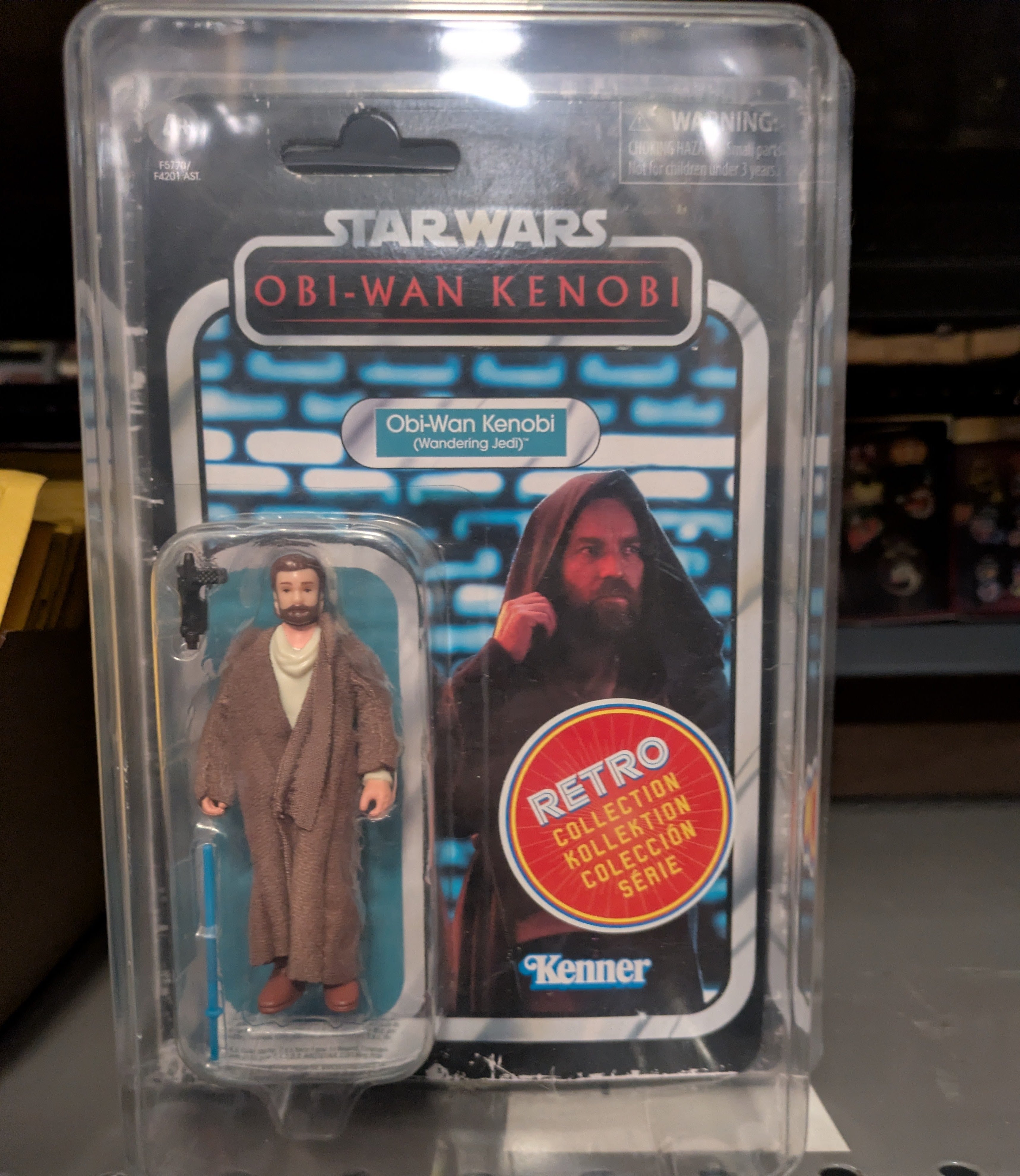 Wandering Jedi Star Wars Retro Collection Action Figure in case Obi-Wan by Kenner, new in box 3.75-inch collectible