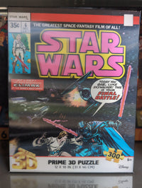 Star Wars 3D Lenticular Effect Puzzle 6 Final Battle Prime 3d 300 Pieces by Prime 3d with space battle art