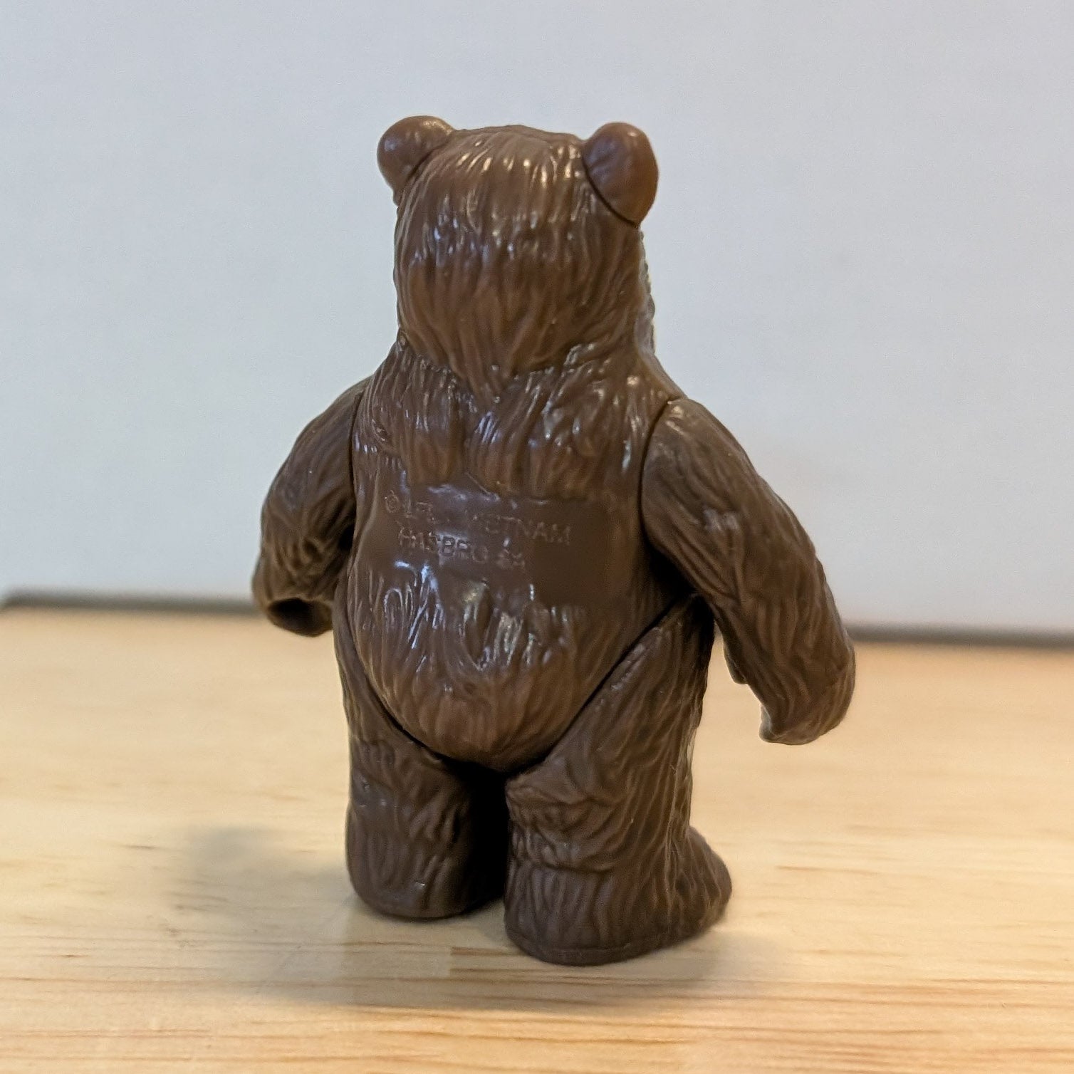 Go Figment Wicket W Warrick Ewok figure 2023 rear view showing detailed brown fur texture collectible toy