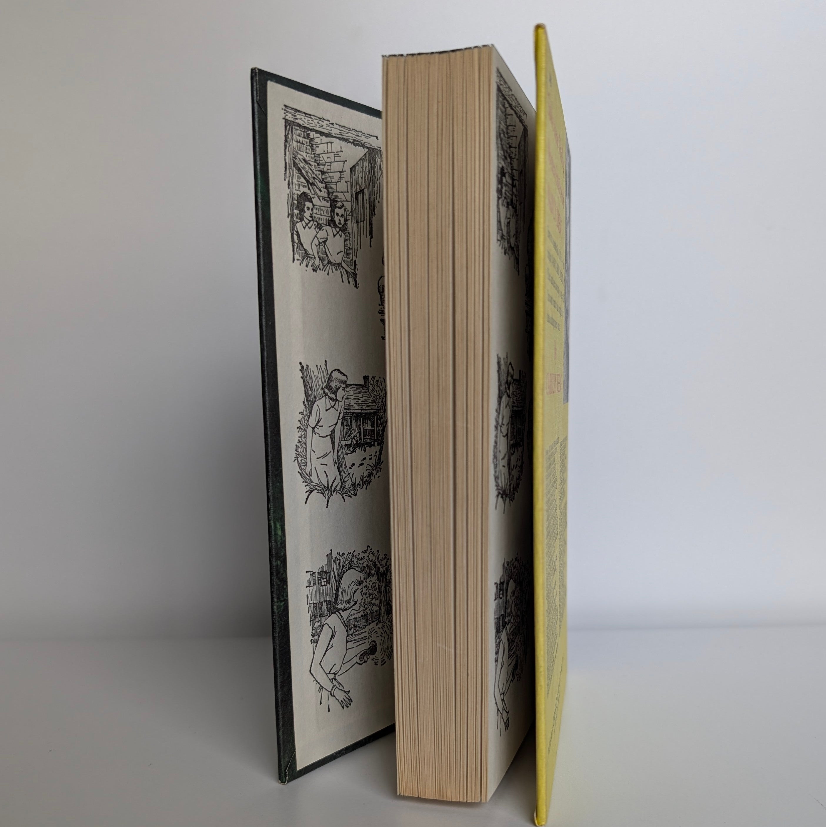55 Mystery of Crocodile Island Nancy Drew book 1978 edition with white endpages by Grosset & Dunlap Inc.