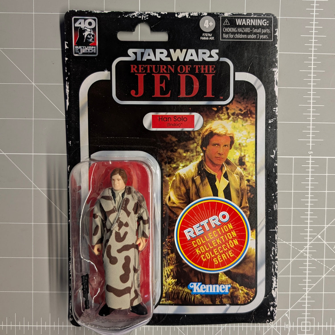 Han Solo (Endor) Star Wars Retro Collection Action Figure In Case by Kenner