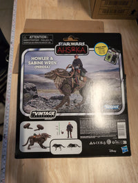 Kenner Star Wars Ahsoka Howler and Sabine Wren Peridea action figure set with vintage packaging