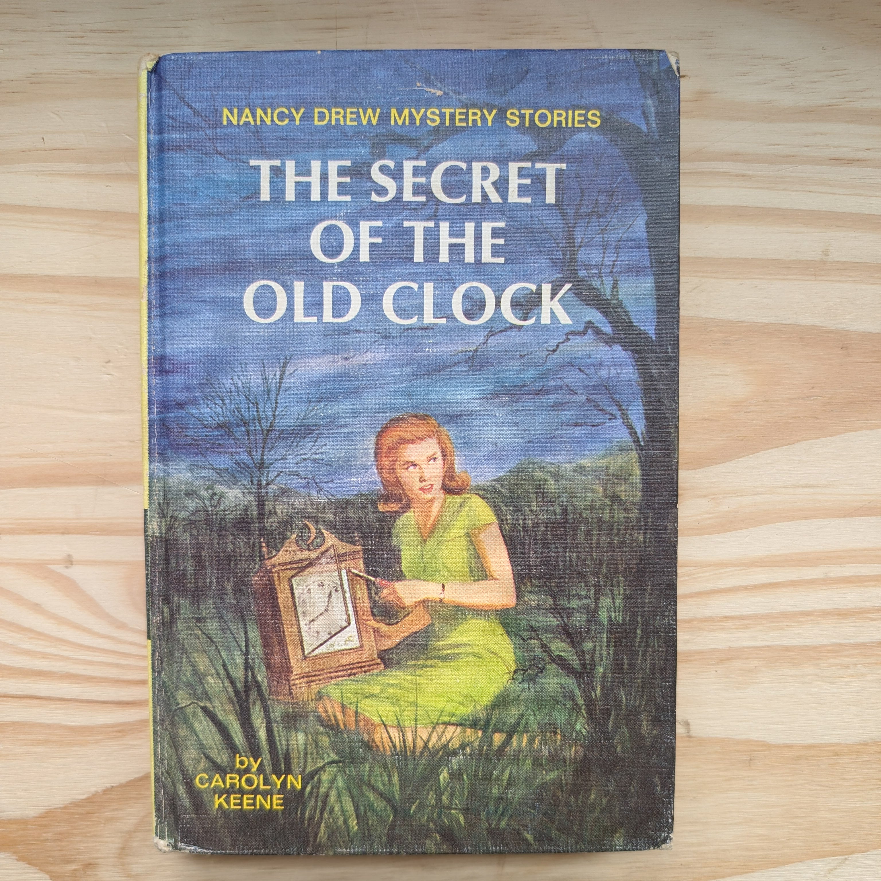 1 The Secret of the Old Clock Nancy Drew Mystery Books -1959 (be) vintage book by Grosset & Dunlp, Inc.