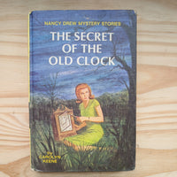 1 The Secret of the Old Clock Nancy Drew Mystery Books -1959 (be) vintage book by Grosset & Dunlp, Inc.