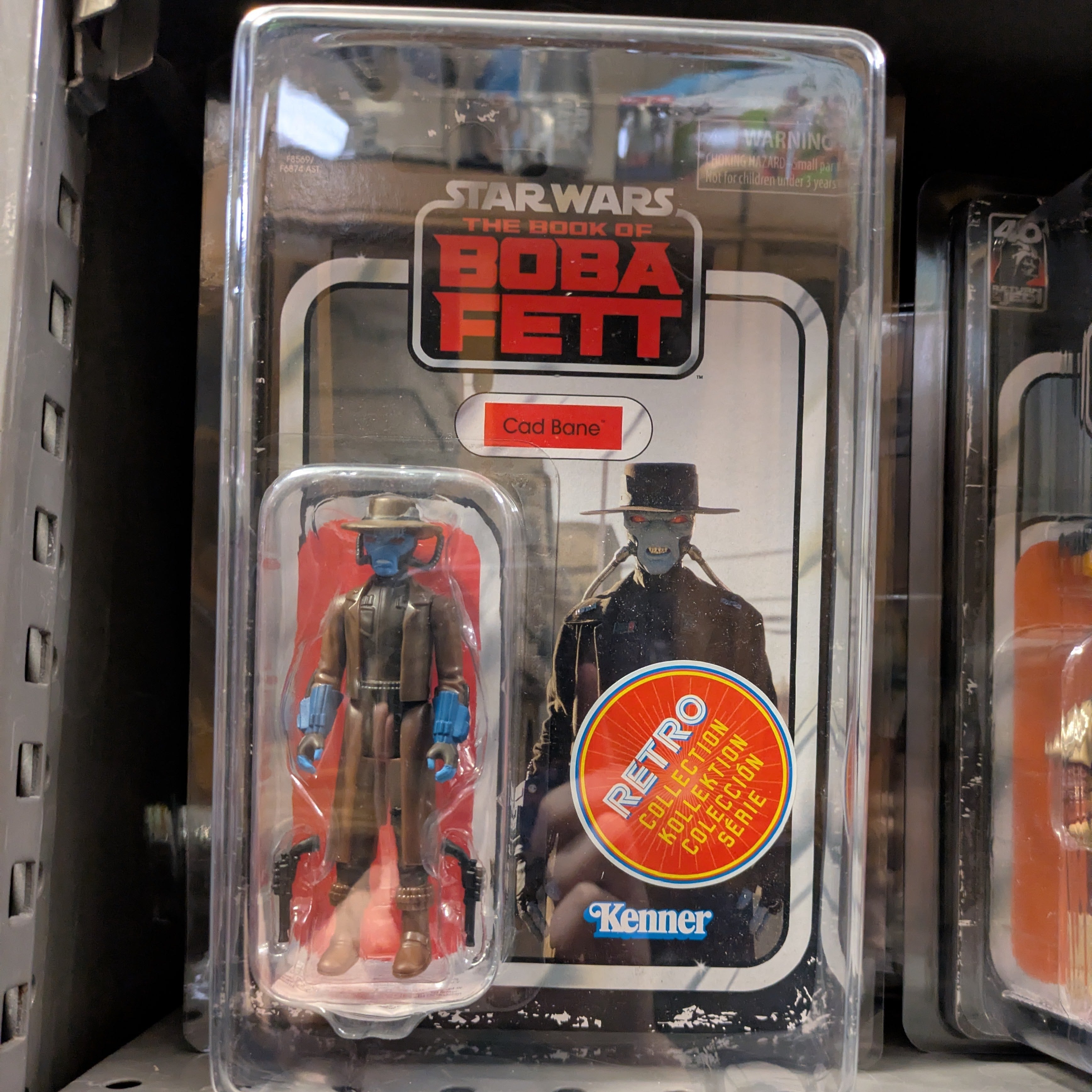 Cad Bane Star Wars Retro Collection Action Figure in case BOBF by Kenner, new in box 3.75-inch collectible
