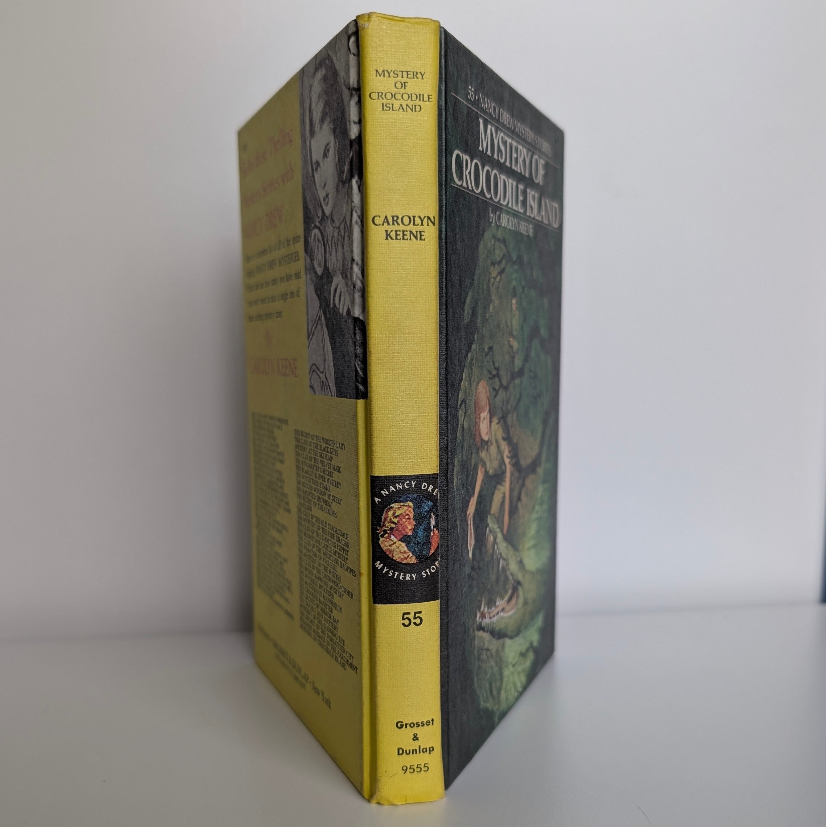 Nancy Drew Mystery Books 55 Mystery of Crocodile Island 1978 edition by Grosset & Dunlap hardcover view