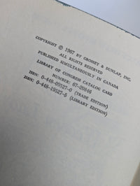 Copyright page of 1967 Nancy Drew The Secret of the Wooden Lady published by Grosset & Dunlap Inc. with ISBN numbers