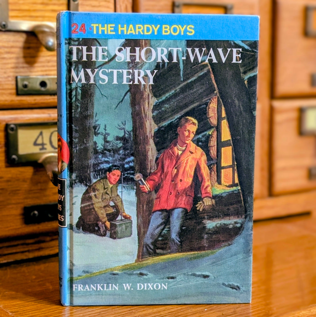 Vintage Hardy Boys book The Short Wave Mystery by Franklin W. Dixon published by Grosset & Dunlap Inc