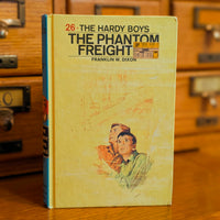 Vintage Hardy Boys book The Phantom Freighter 26 by Grosset & Dunlap with illustrated cover and price sticker