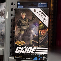 Hasbro GI Joe Classified Series David Big Ben Bennett Nightforce action figure in packaging with weapons and artwork