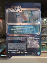 Star Wars Black Series Carbonized TIE Fighter Pilot 1:12 scale figure by Hasbro in premium collector packaging