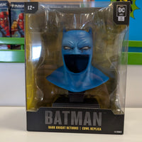 Hasbro DC Direct Prop Replica Wave 3 Batman Dark Knight Returns 1:3 Scale Blue Cowl in packaging display