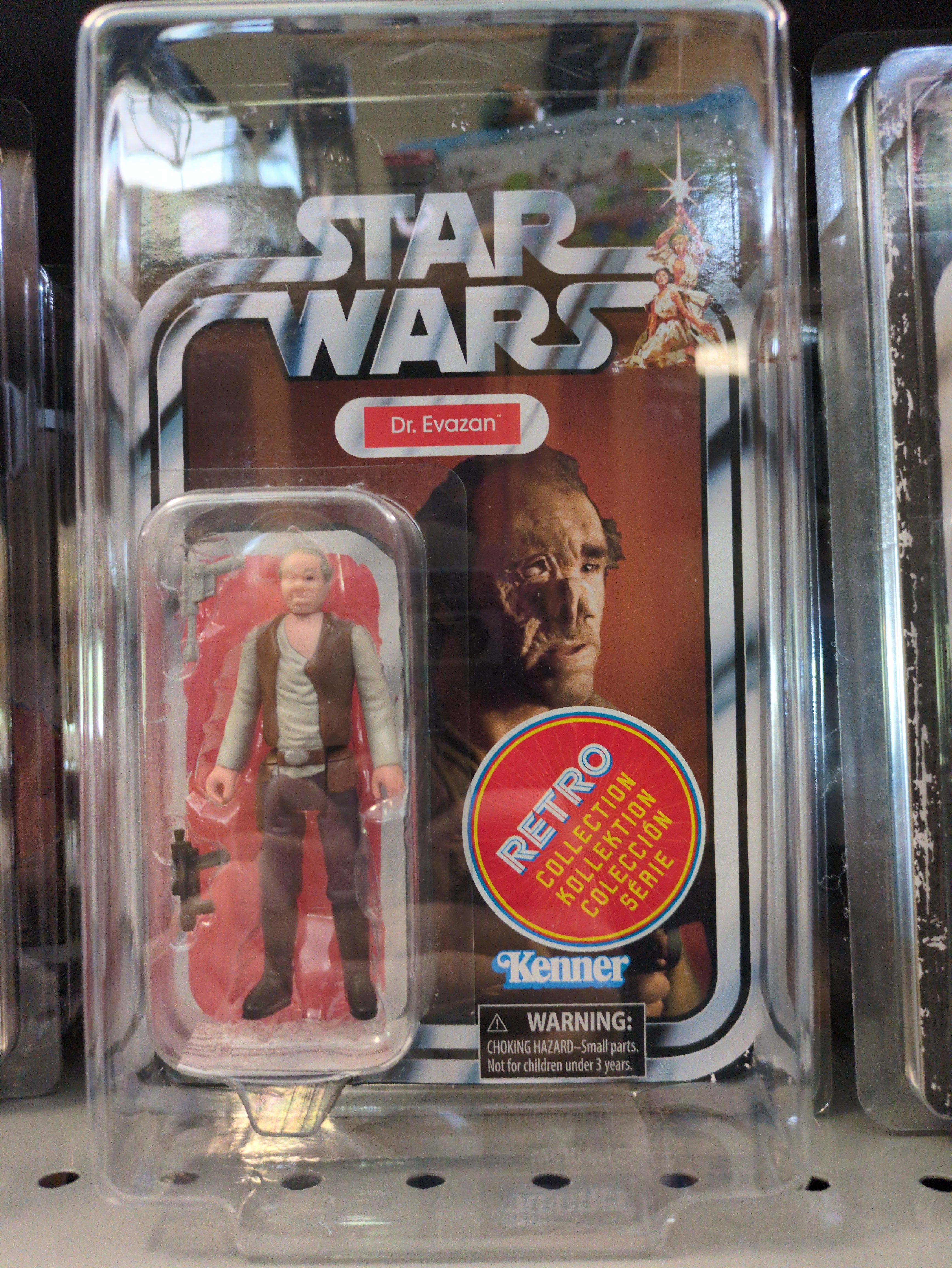 Dr Evazan Star Wars Retro Collection Action Figure 1:18 ANH by Kenner, new in box with retro packaging design