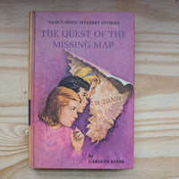 Cover of 19 The Quest of the Missing Map Nancy Drew Mystery Books 1942/1969 by Grosset & Dunlp, Inc.