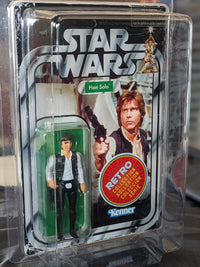 Han Solo Star Wars Retro Collection Action Figure in case ANH by Kenner, new in box 3.75-inch scale collectible