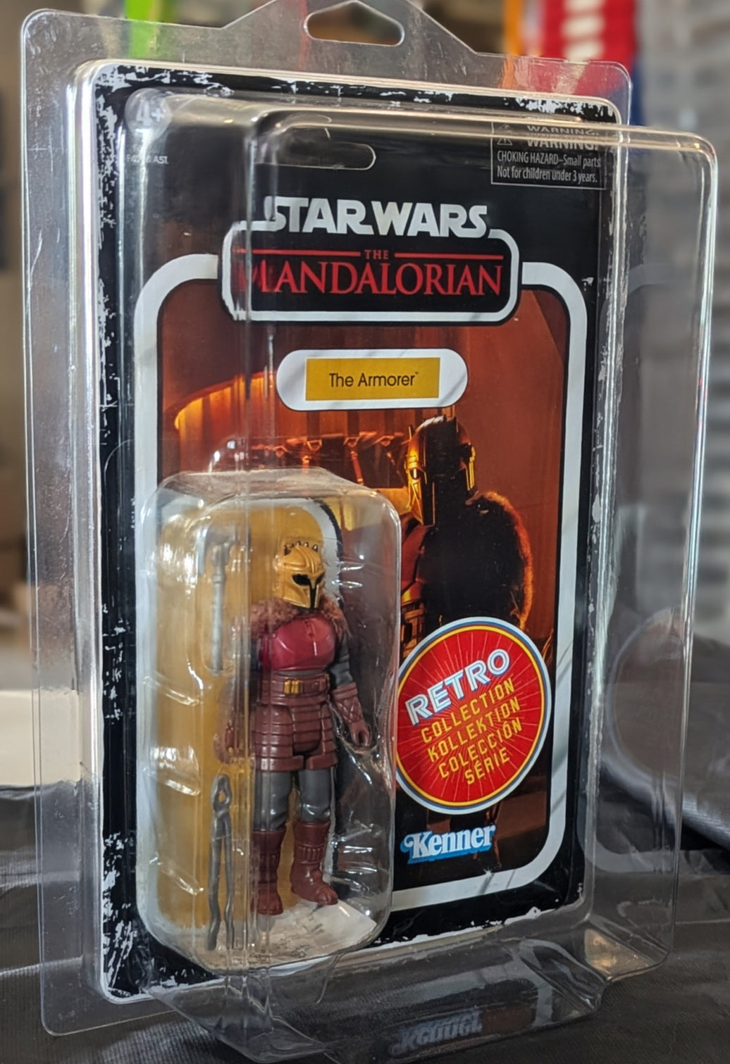 The Armorer Star Wars Retro Collection Action Figure in case MANDO by Kenner, new in box 3.75-inch collectible