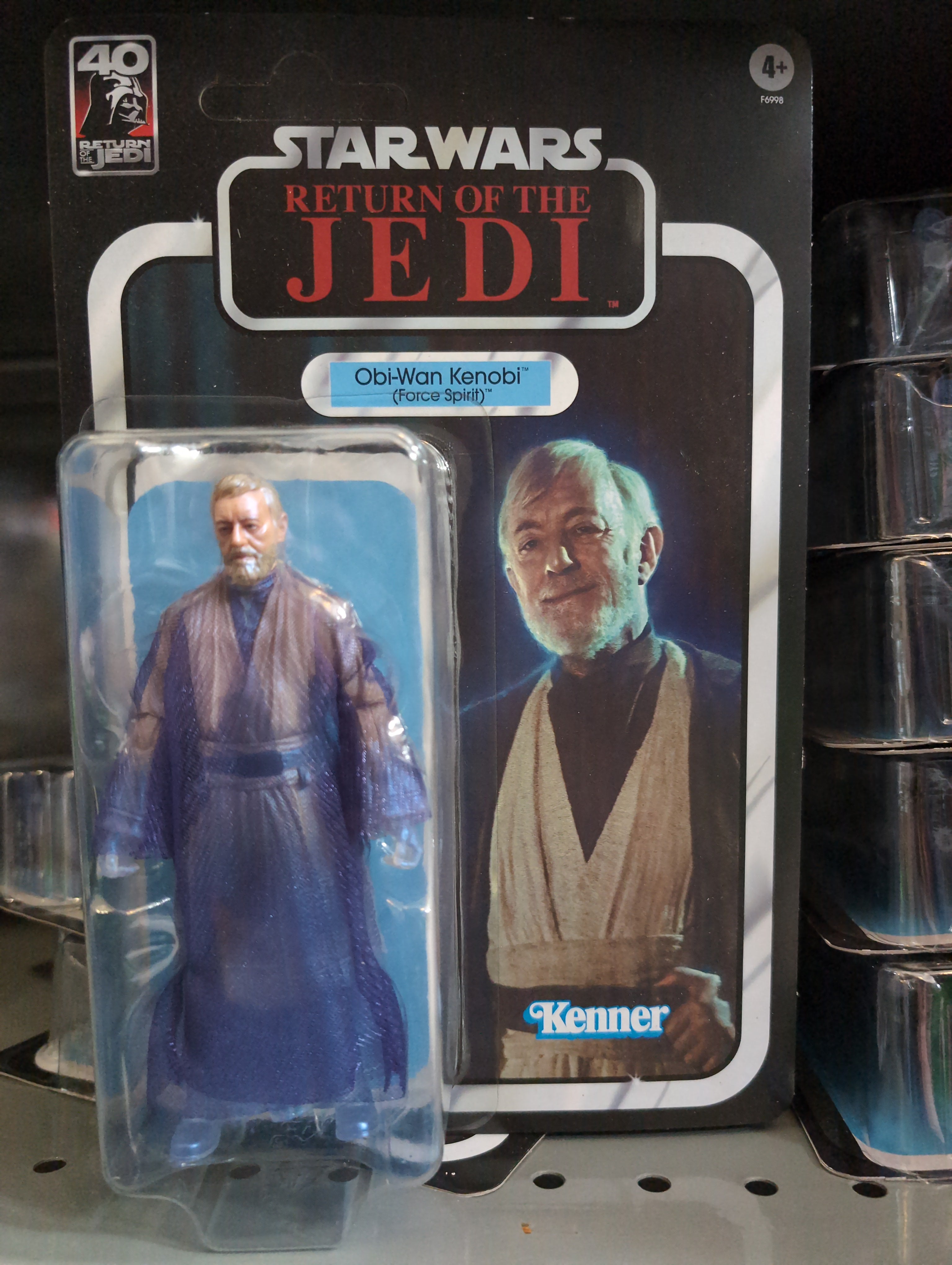 Hasbro Star Wars Return of the Jedi Obi-Wan Kenobi Force Spirit action figure in packaging