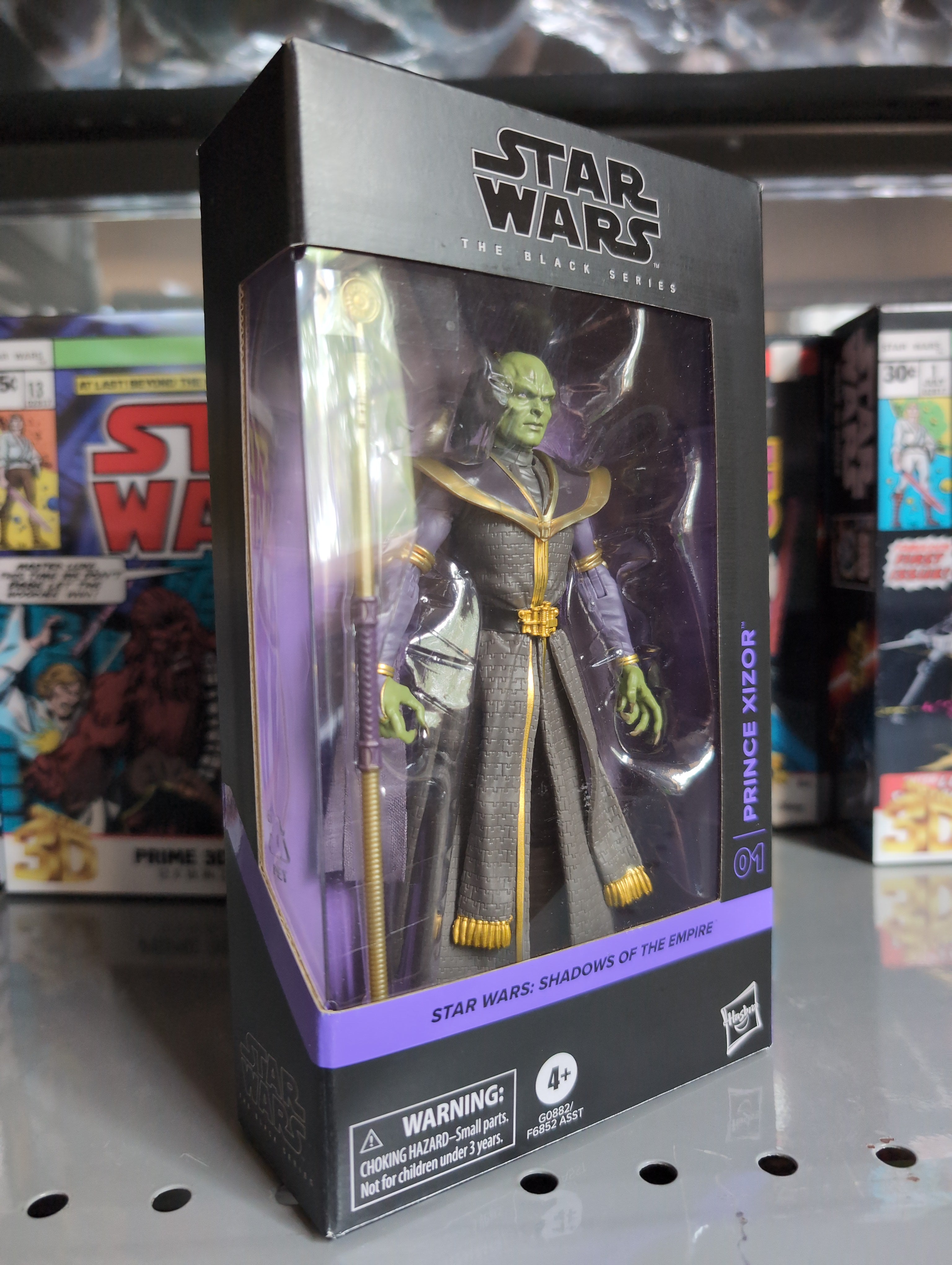 Star Wars Black Series Prince Xizor action figure 1:12 scale by Hasbro in collector packaging