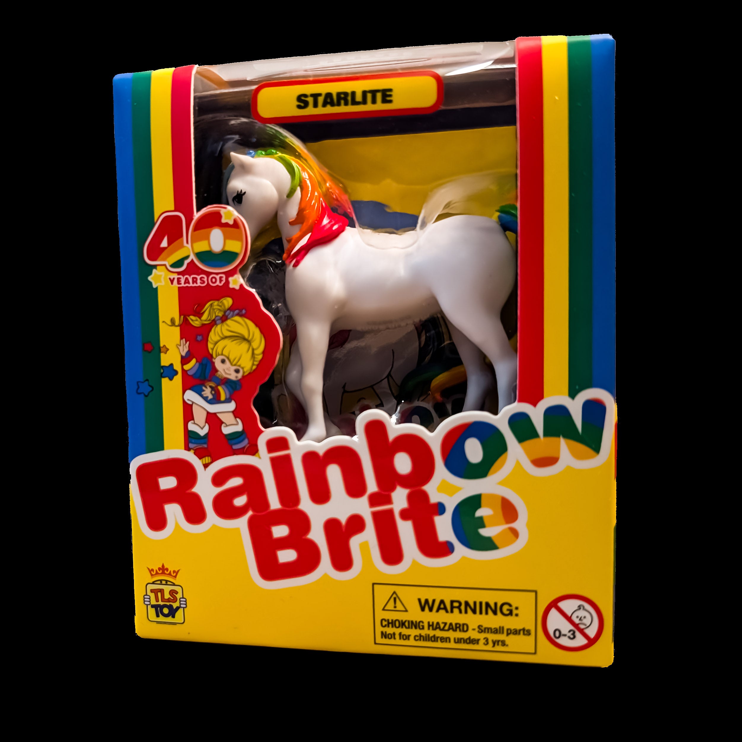 Loyal Subjects Starlite 2.5 inch collectible figure from Rainbow Brite 40 Years wave in colorful box