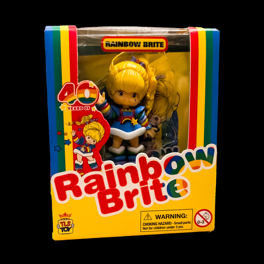 Rainbow Brite 2.5-inch collectible figure by Loyal Subjects in 40 Years of Rainbow Brite colorful packaging