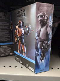 Hasbro Star Wars Black Series NED-B Obi-Wan Kenobi 1:12 scale action figure packaging on shelf
