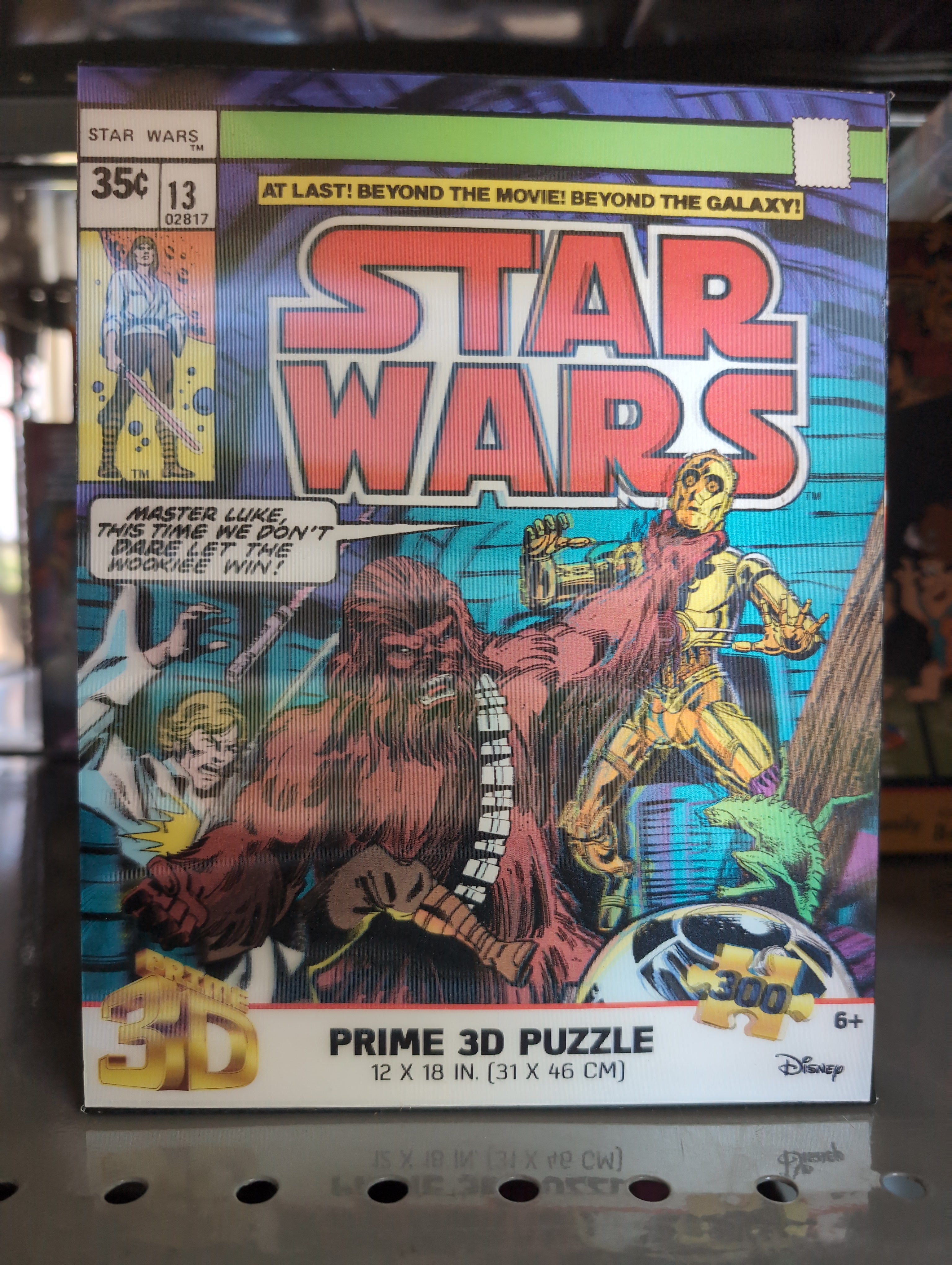 Star Wars 3D Lenticular Effect Puzzle 13 Dragon Lords Prime 3d 300 Pieces with retro comic book cover art by Prime 3d