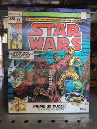 Star Wars 3D Lenticular Effect Puzzle 13 Dragon Lords Prime 3d 300 Pieces with retro comic book cover art by Prime 3d