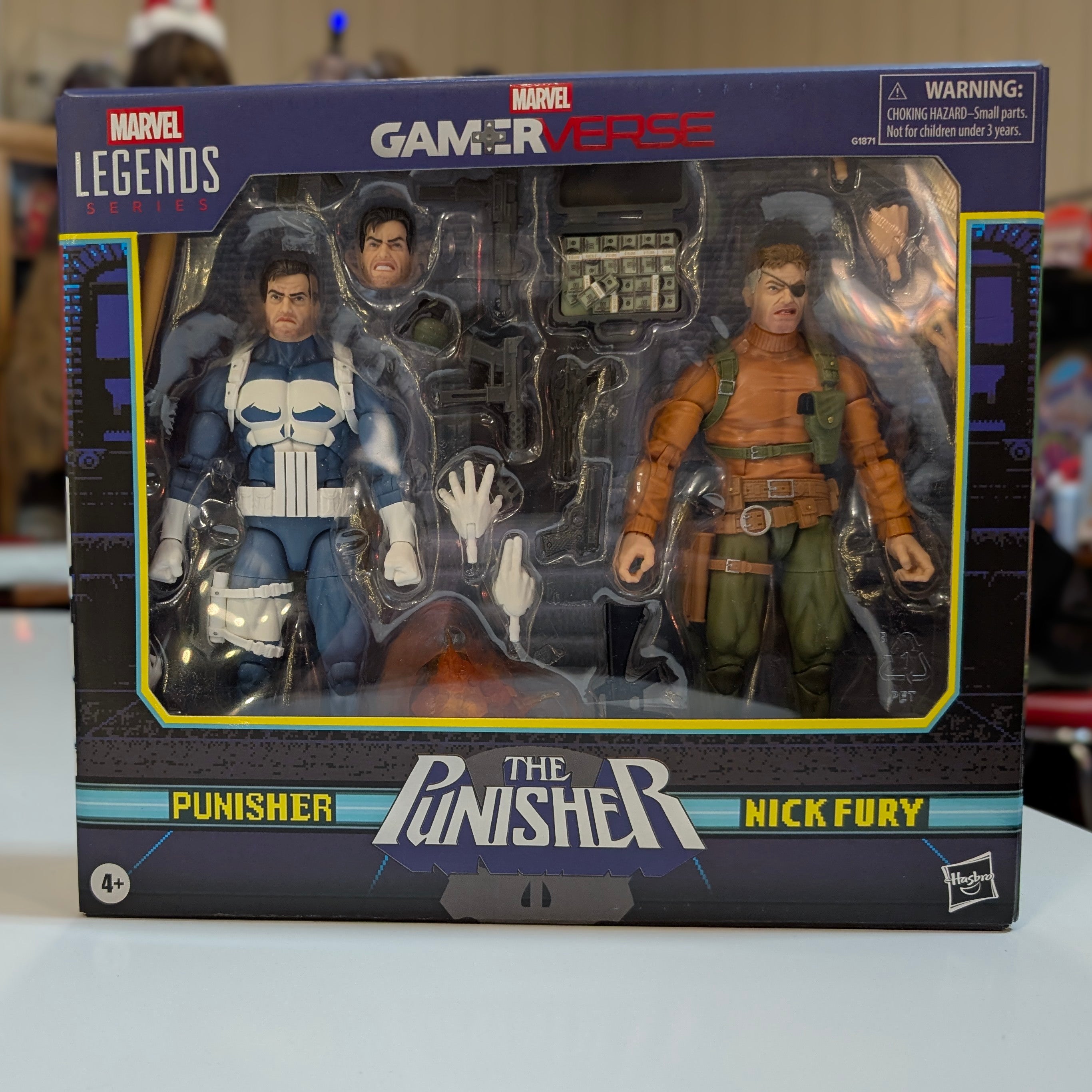 Hasbro Marvel Legends Gamerverse 6-inch Punisher and Nick Fury action figure two-pack in original packaging