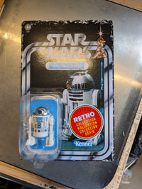 R2-D2 Star Wars Retro Collection Action Figure in case ANH by Kenner, vintage style collectible toy in packaging