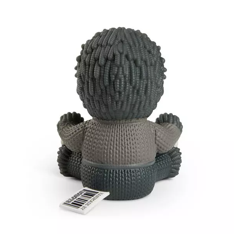 Handmade by Robots Wolf Man Glow in the Dark Vinyl Figure #248 sitting with textured fur and clothing details