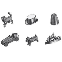 Hasbro Monopoly Signature Collection Premium Edition New Board Game tokens including cat, hat, thimble, car, dog, and ship pieces
