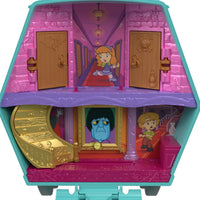 Scooby-Doo 9.84" Mattel Mini-Figure Playset Polly Pocket Compact opened with Scooby-Doo characters