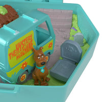 Scooby-Doo 9.84" Mattel Mini-Figure Playset Polly Pocket Compact with Mystery Machine and Scooby-Doo figure