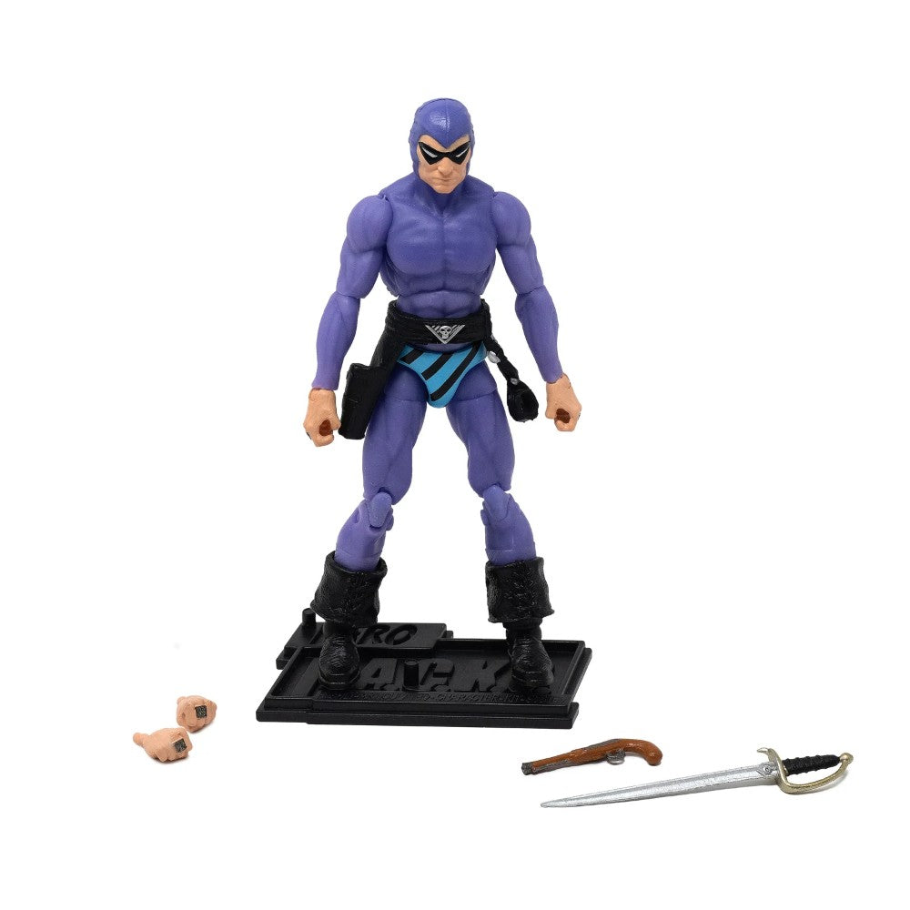 The Phantom Hero H.A.C.K.S. 11th Phantom Series Action Figure - Light Purple Suit Edition new in box by Boss Fight Studio Llc with accessories