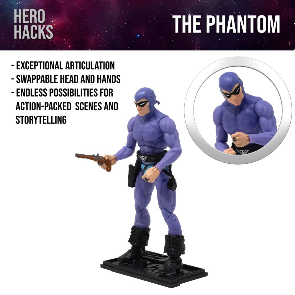 The Phantom Hero H.A.C.K.S. 11th Phantom Series Action Figure - Light Purple Suit Edition by Boss Fight Studio Llc new in box