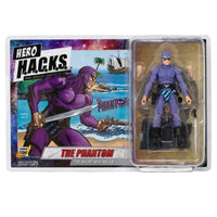 Action figure of 'The Phantom' from Hero Hacks in packaging on a white background